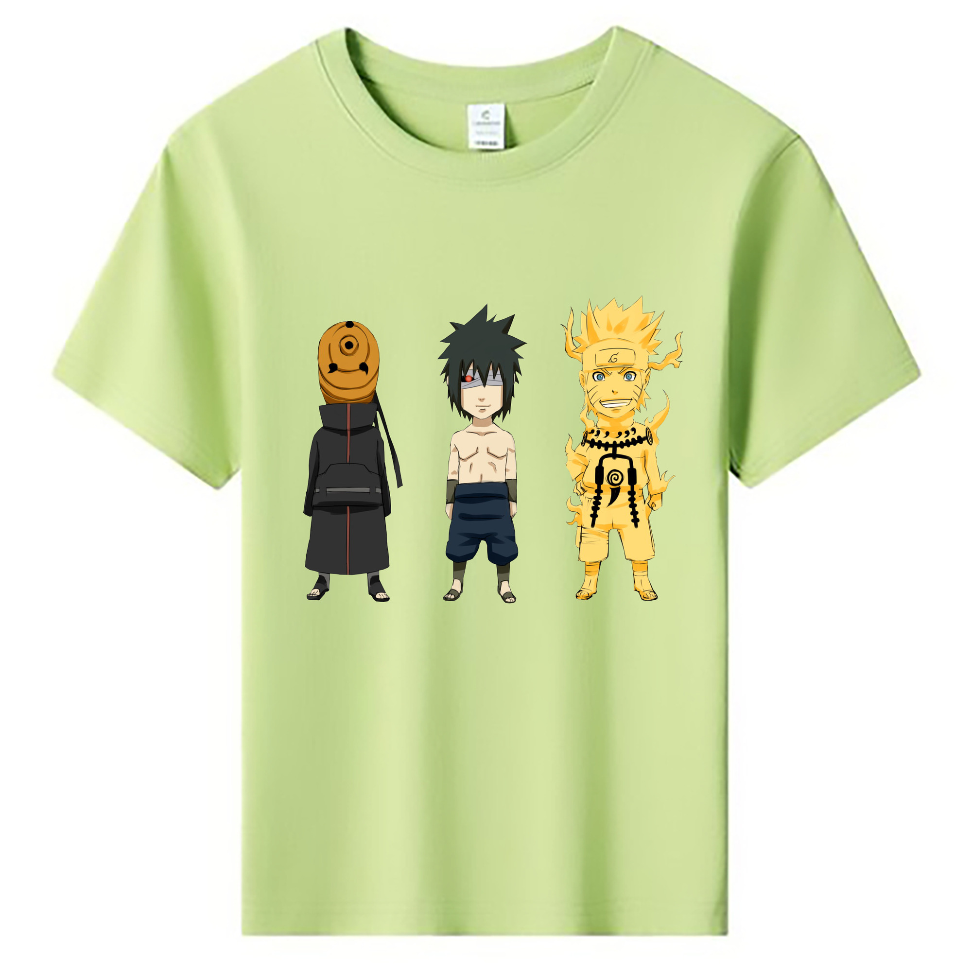 （画像用） NARUTO -ナルト- うちは サスケ Uchiha Sasuke 綿100％キッズTシャツ（フロントプリント）